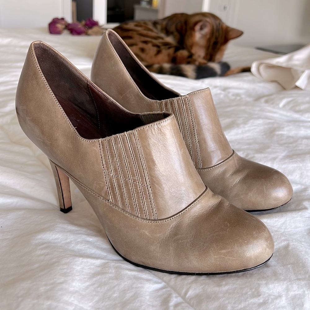 Cole Haan Leather Ankle Boots